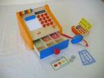 Wooden Cash Register & Food