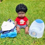 Baby boy with clothes