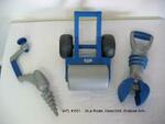 Blue Roller, Blue Hand Drill, Blue Grabber Arm