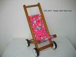 Wooden Dolls Push Chair
