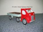 Wooden Red/Green 2 Piece Truck