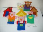 Three Little Pigs Puppet Set