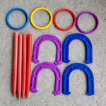 200: Ring Toss and Horeshoes Game