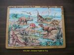 Dinosaur Puzzle on Tray