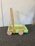 Crocodile Wooden Trolly