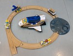 Brio space wooden railway