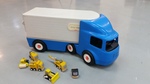 Big semi truck and mini car set