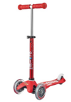 Red micro scooter