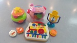 Assorted baby toys