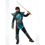 Blue dragon ninja costume