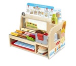 Slice and stack sandwich counter