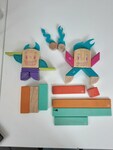 Wooden Magnetic Monsters
