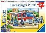 Ravensburger Police and Firefighters Jigsaw Puzzle - 2x12pc