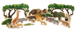Animals In The Wild Wooden Block Set