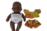 I226: Aboriginal Baby Boy In Bush Melon Outfit