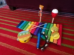 Wooden instruments set