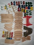 Wooden train set