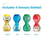 E803: Express Your Feelings Sensory Bottles - Happy, Angry, Scared, and Sad