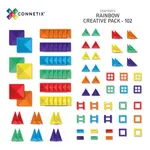 C52: Rainbow Creation Set- Connetix 102p