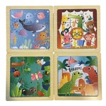 P102: Animal 9pc Puzzles