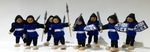 Knight dolls - Blue