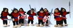 Knight dolls - Red