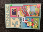 3 Puzzles - Teddy, Bath, Outside