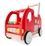Wooden Push Along Fire Truck