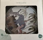 African Animals Tambourine