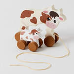 Pull Along Cow & Calf