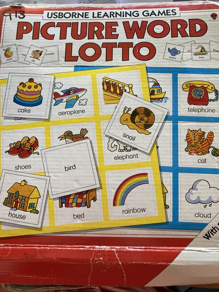 1813: Picture Word Lotto