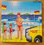 Aussie Beach Scene : Surf life saving