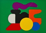 Train abstract puzzle