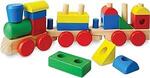 Wooden Block Train by HappyCo