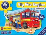Big fire engine - shaped floor puzzle