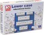 Lower case educational bricks : foundation style