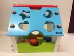 Wooden House Shape Sorter