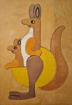 Kangaroo & Joey : Wooden Puzzle
