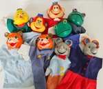 Animal hand puppets