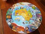 WILD Australia Round Jigsaw