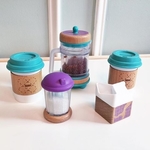 Wooden Tea-Coffee set