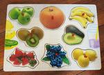Fruit - Wooden Peg Puzzle