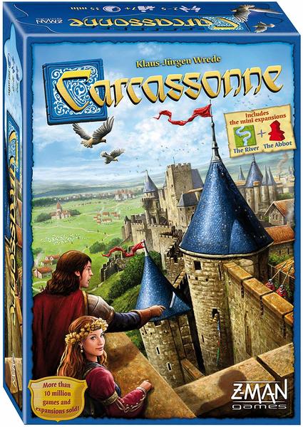 608: Carcassonne (Base Game) + Abbott & River