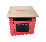Wooden postbox