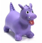 Happy Hopperz Purple Triceratops