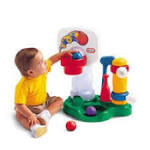 3-in-1 Sports set : Basketball, Baseball, Golf