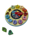 D4: Wooden Shape Sorting  Clock