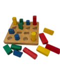 Geometric Peg Board/Segment Set