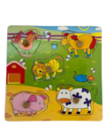 Farm Animals Peg Puzzle