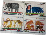 1,2,3, to the Zoo 4 in 1 Puzzle